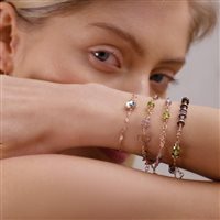 Bracciale Maman et Sophie Donna Decò colorato in Argento Topazio BRDECMCRS - BRDECMCRS